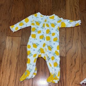 Carter’s lemon footie pajamas